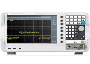 Základní spektrální analyzátor, stolní analyzátor spektra, spektrálny analyzér, Rohde & Schwarz FPC1500, tracking generátor, předzesilovač, předvedení, zapůjčení